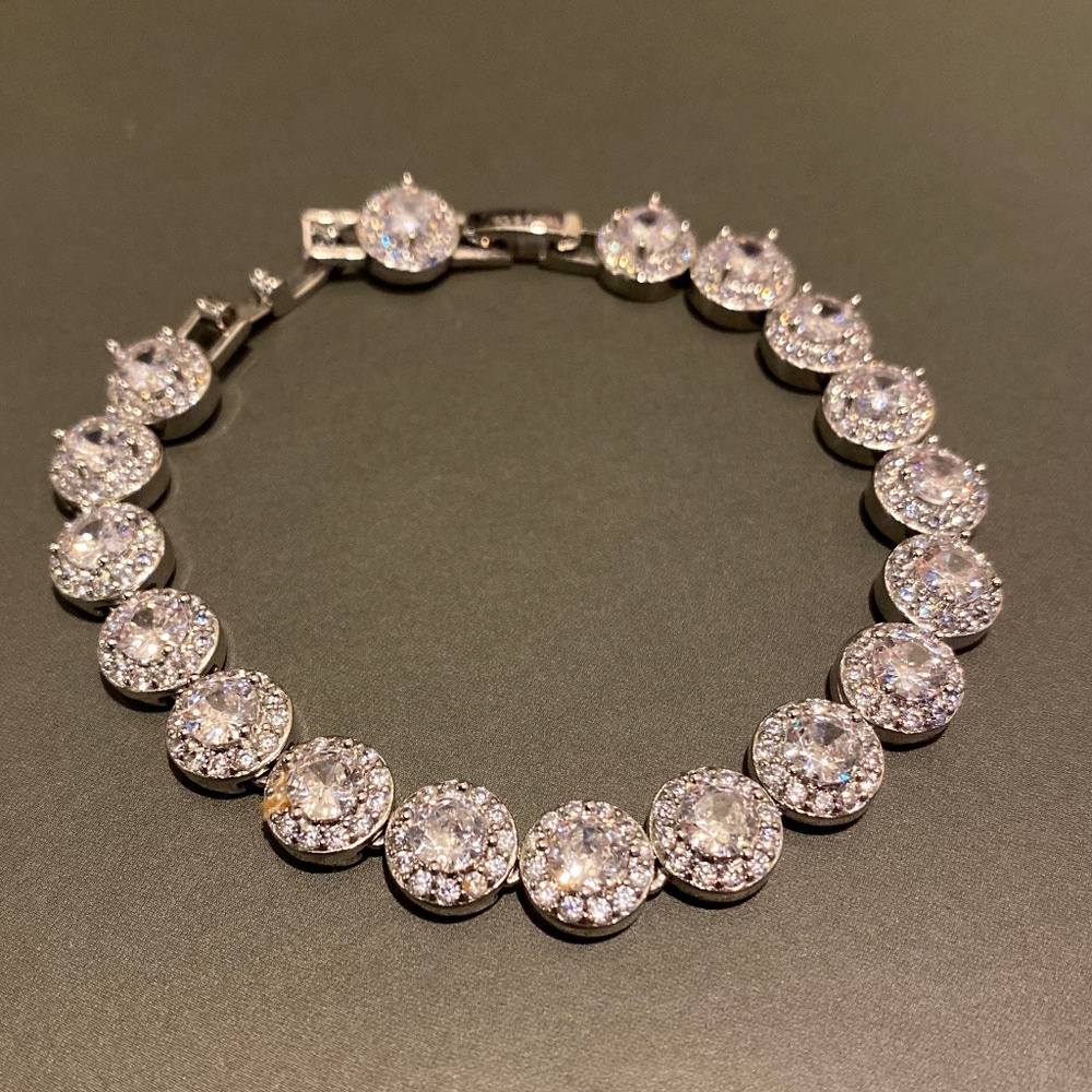 925 Sterling Silver and Cubic Zirconia bracelet